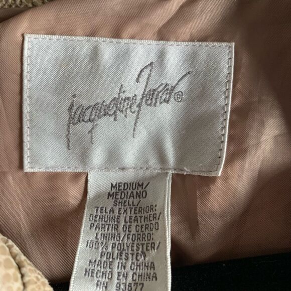 vintage Jacqueline Ferrar Pleather Jacket - Picture 11 of 12